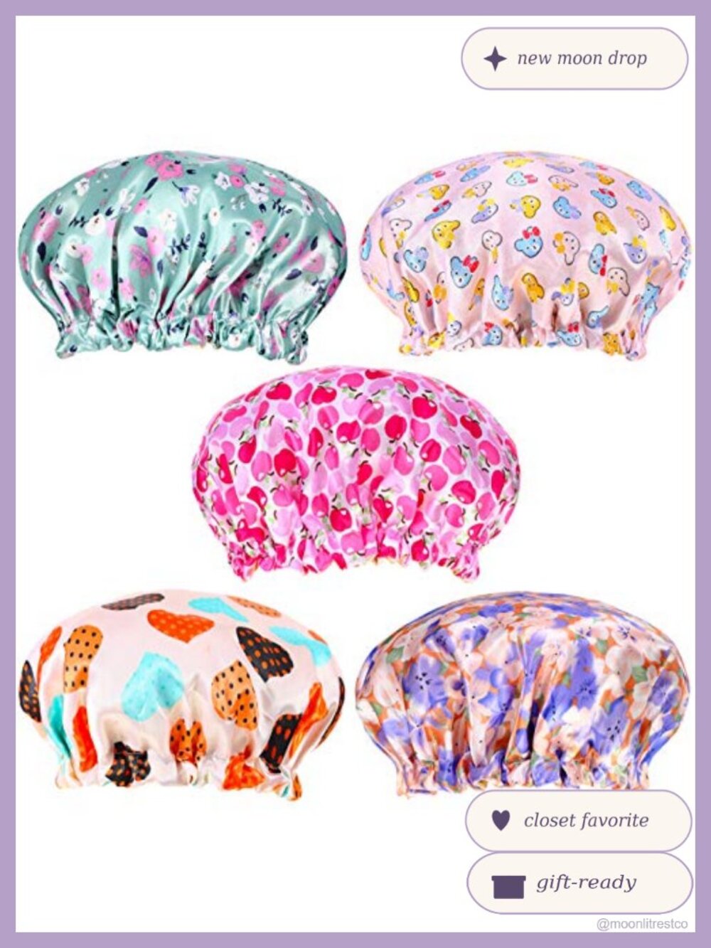 Kids Satin Bonnets Adjustable Sleeping Caps Reversible Night Hats
